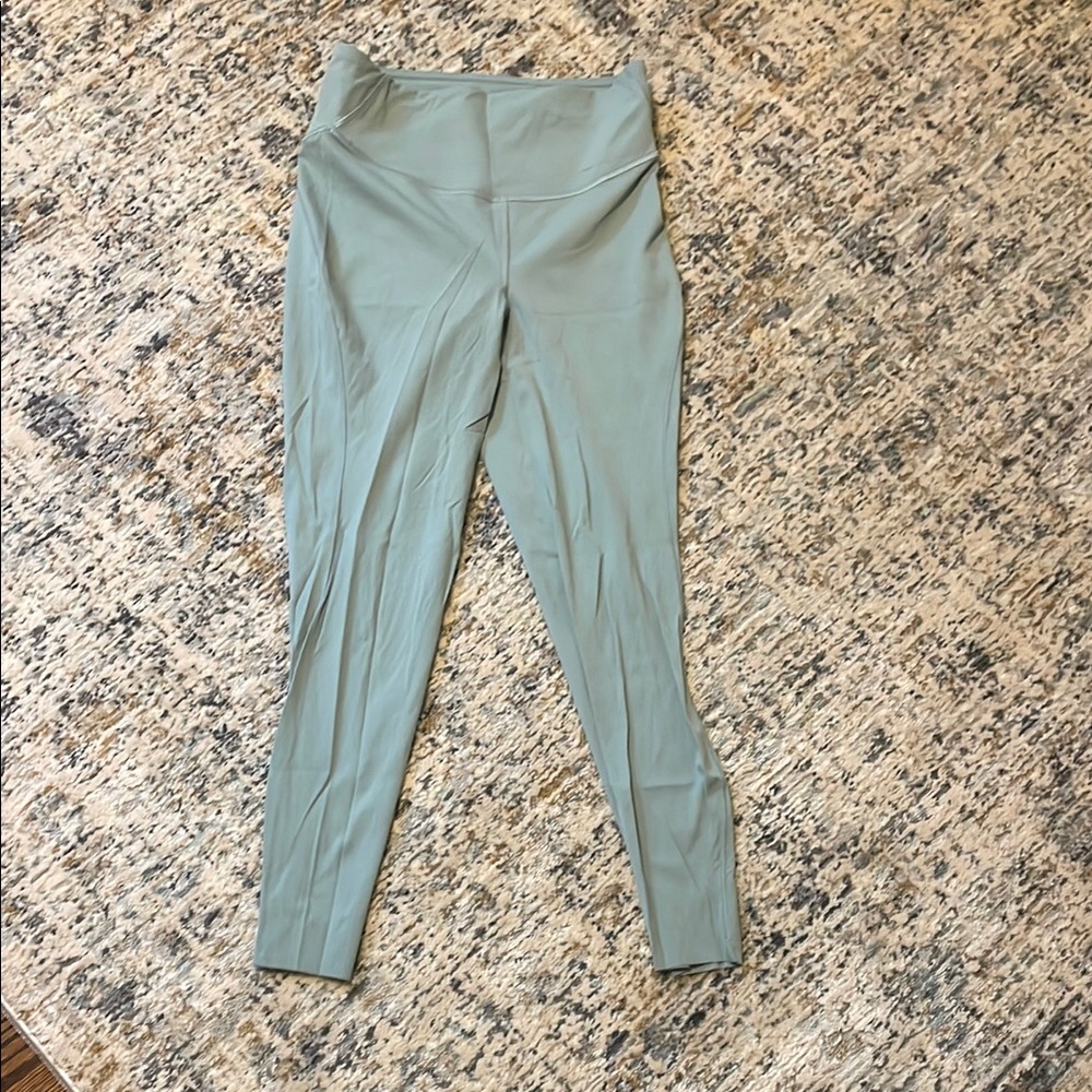 Women's High-Waisted Green Pants